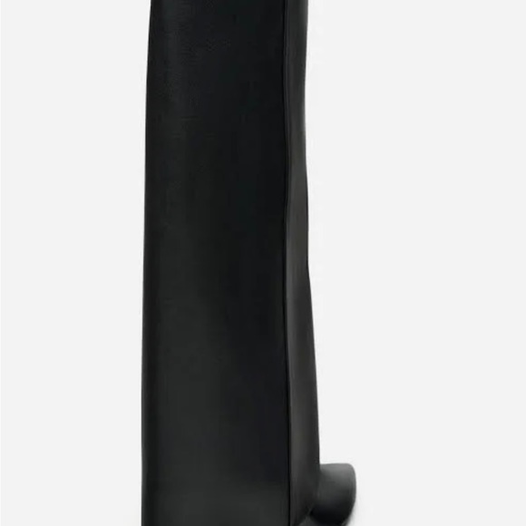 Not for sale I want them Zara Women's Heeled Gaiter Boots size eu 41/42 US : 11 - Picture 3 of 4